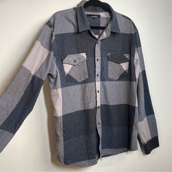 Coastal TNT Long Sleeve Flannel Shirt Size Extra Large - Picture 6 of 10